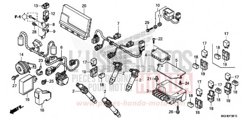 SUB HARNESS VFR1200XDE de 2014